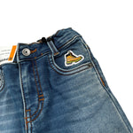 Timberland Jeans tinta unita con Logo Blu per Neonato T04A22 BLU TIMBERLAND 