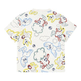 Timberland T-Shirt Girocollo Tinta Unita con Stampe per Neonato T60386X PANNA TIMBERLAND 