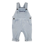 Timberland Salopette In Denim Tinta Unita per Neonato T60395 AZZURRO TIMBERLAND 