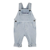 Timberland Salopette In Denim Tinta Unita per Neonato T60395 AZZURRO TIMBERLAND 