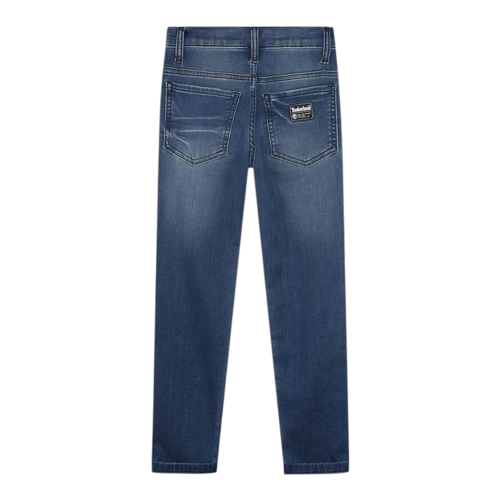Timberland Jeans Tinta Unita con 5 Tasche per Bambino T60479X BLU TIMBERLAND 
