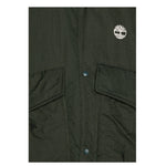 Timberland Smanicato Tinta Unita con Logo per Bambino T60480 VERDE TIMBERLAND 