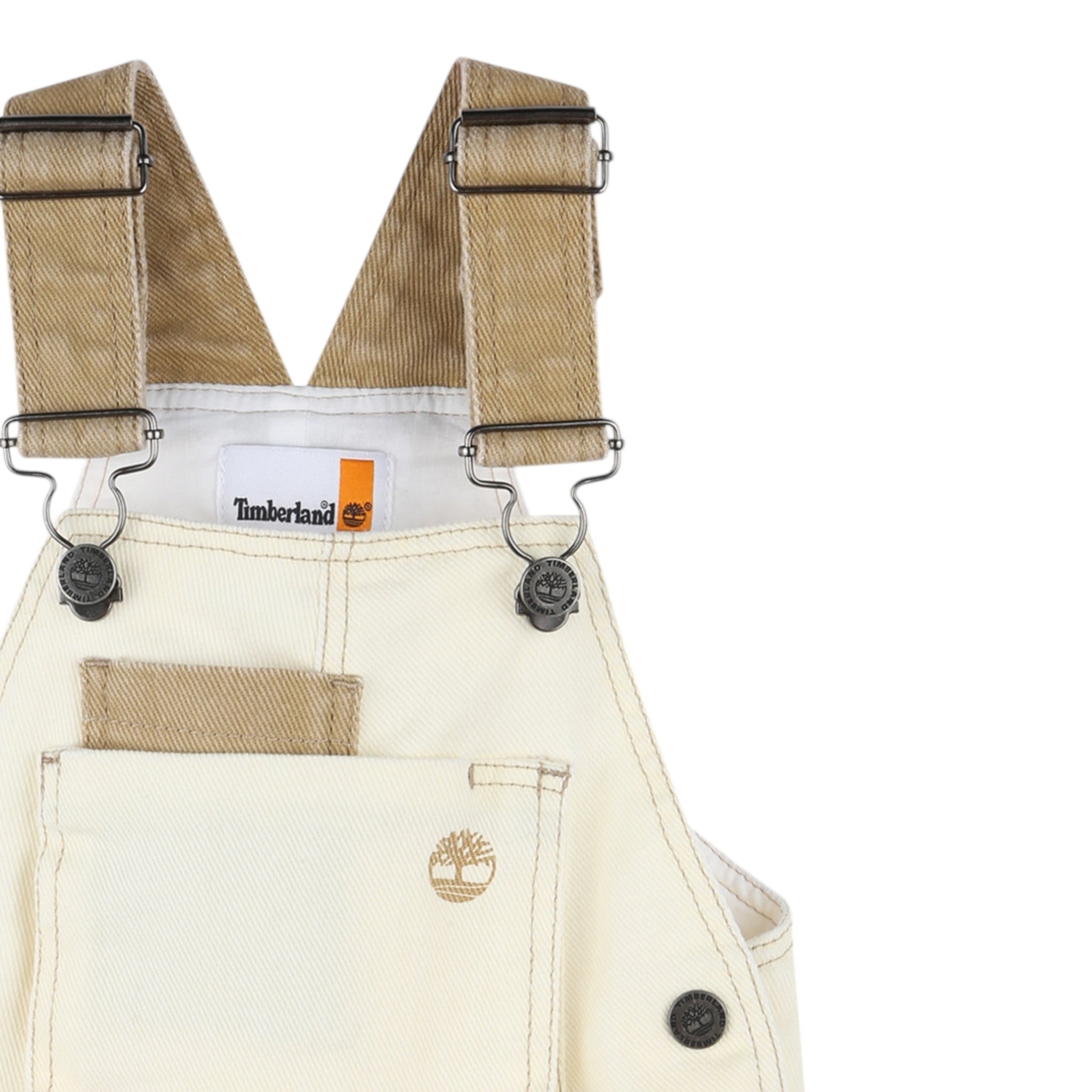 Timberland Salopette Tinta Unita per Neonato T60504 BEIGE TIMBERLAND 