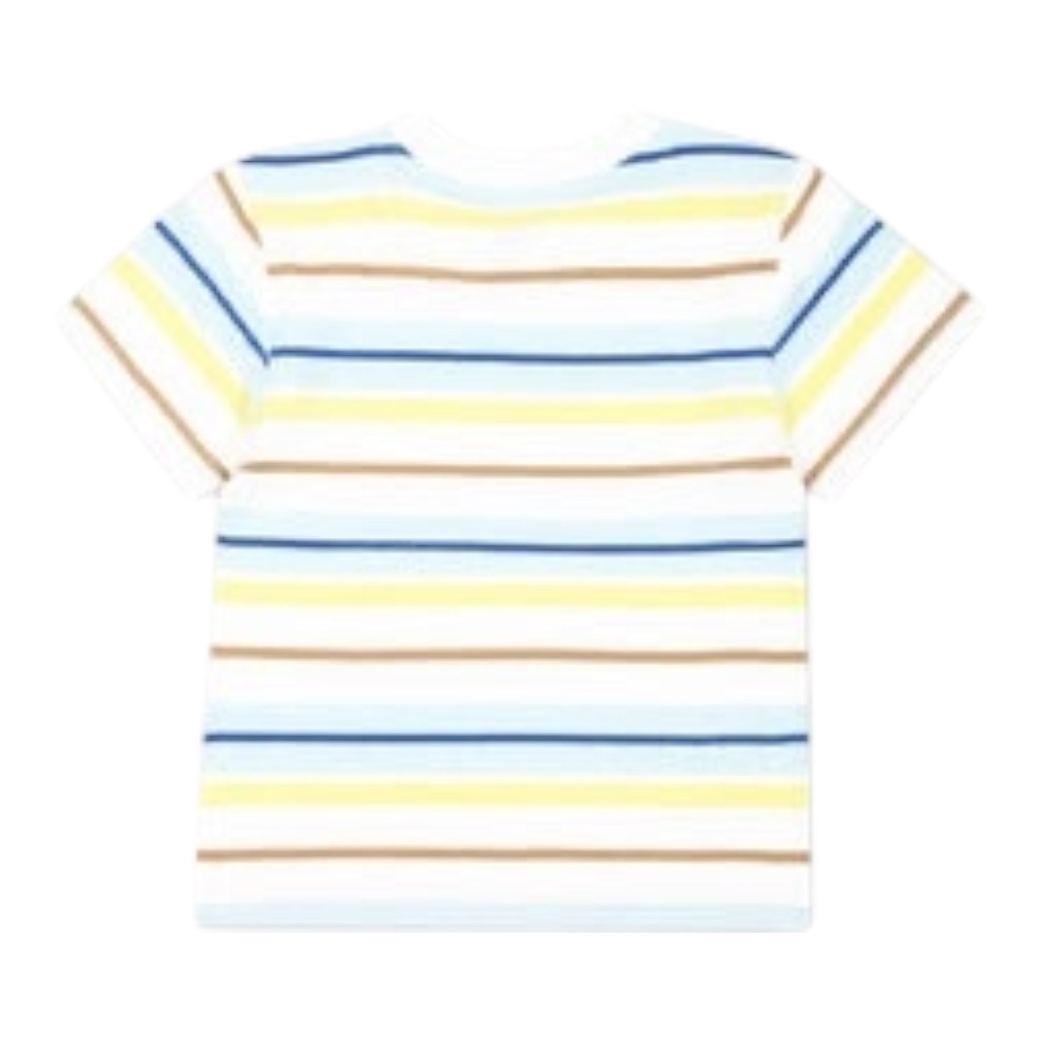Timberland T-Shirt Tinta Unita con Fantasia A Righe per Bambino T60513 BIANCO TIMBERLAND 