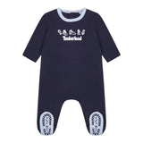 Timberland Tutina tinta unita con Logo Blu per Neonato T98314 BLU TIMBERLAND 