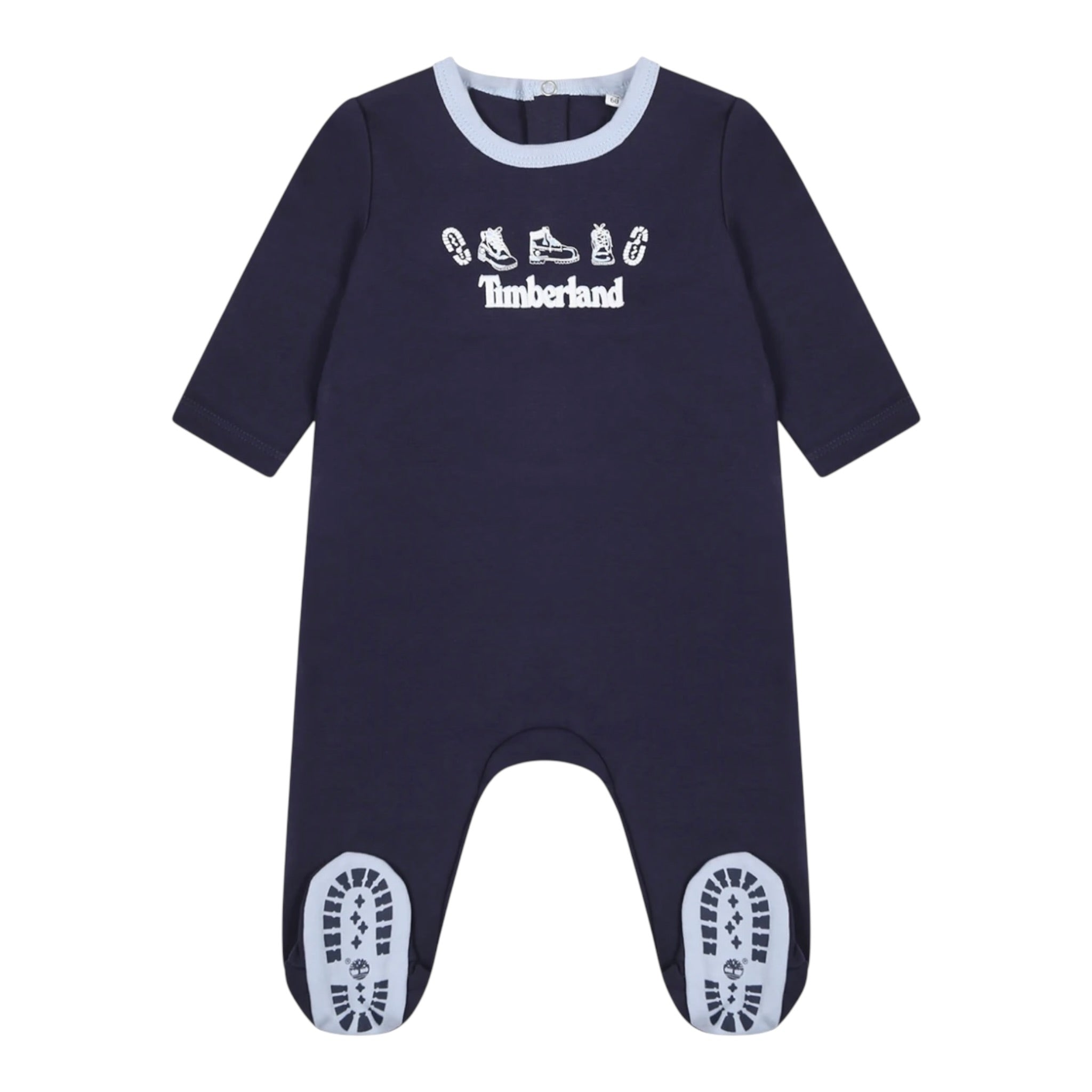 Timberland Tutina tinta unita con Logo Blu per Neonato T98314 BLU TIMBERLAND 