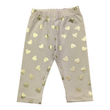 To Be Too Leggins Tinta Unita con Fantasia per Neonata JFJ BIANCO TO be too 