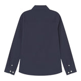 Tommy Hilfiger Camicia Manica Lunga Tinta Unita per Neonato KB0KB06965 BLU TOMMY HILFIGER 