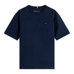 Tommy Hilfiger T-Shirt Girocollo Tina Unita con Stampa per Neonato KB0KB08575X BLU TOMMY HILFIGER 