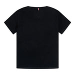 Tommy Hilfiger T-Shirt Girocollo Tina Unita con Stampa per Neonato KB0KB08575X BLU TOMMY HILFIGER 
