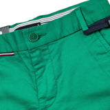 Tommy Hilfiger Bermuda Tinta Unita con Girovita Regolabile per Neonato KB0KB08704 VERDE TOMMY HILFIGER 