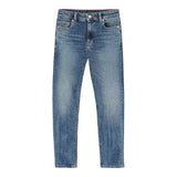 Tommy Hilfiger Jeans Tinta Unita con Girovita Regolabile per Bambino KB0KB09326 BLU TOMMY HILFIGER 