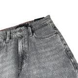 Tommy Hilfiger Jeans Tinta Unita con Girovita Regolabile per Bambino KB0KB09381 GRIGIO TOMMY HILFIGER 
