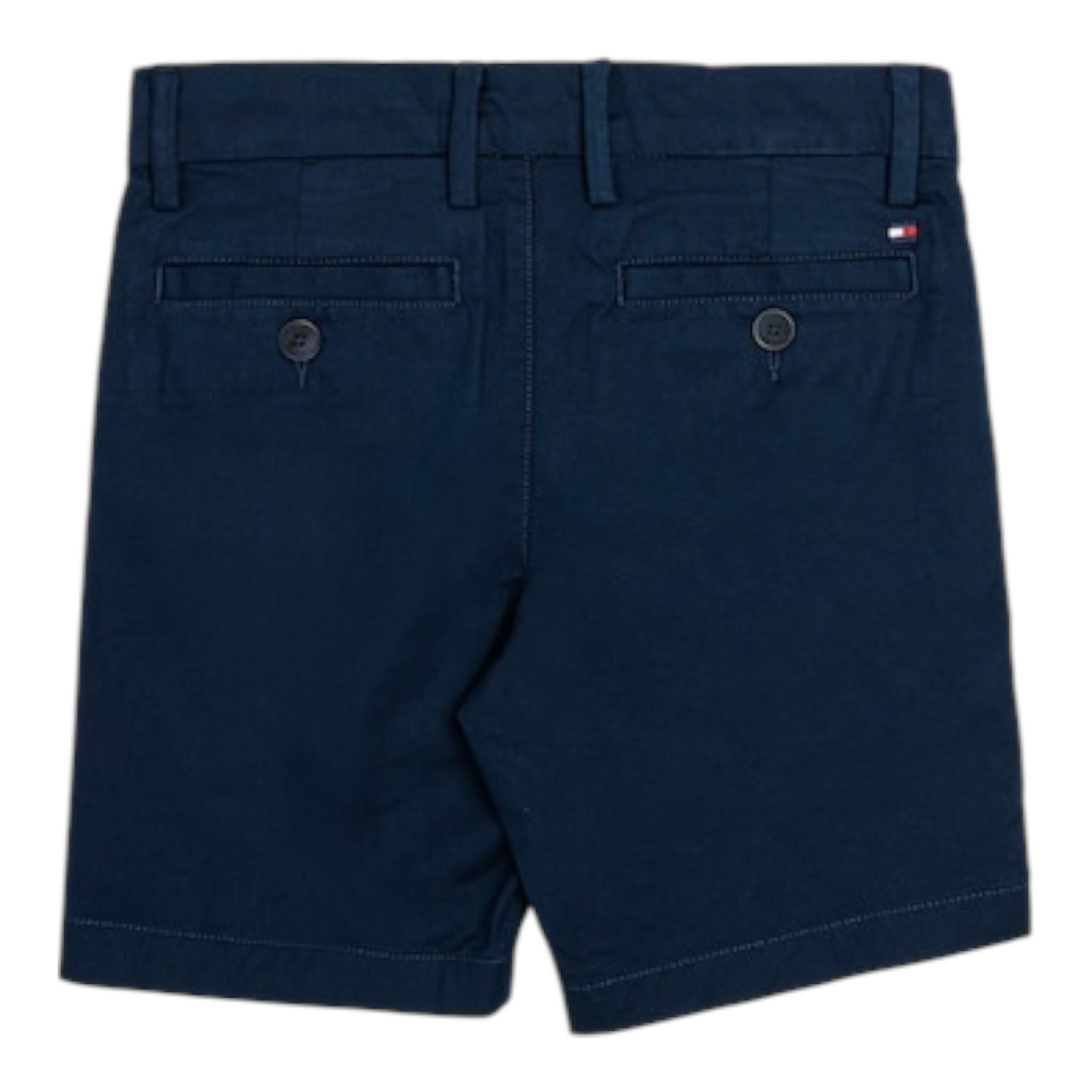 Tommy Hilfiger Bermuda Tinta Unita con Girovita Regolabile per Bambino KB0KB09641XX BLU TOMMY HILFIGER 