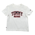Tommy Hilfiger T-Shirt tinta unita con Stampa Bianco per Neonato KN0KN01272 BIANCO TOMMY HILFIGER 