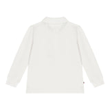 Tommy Hilfiger Polo Manica Lunga Tinta Unita per Neonato KN0KN01848 BIANCO TOMMY HILFIGER 