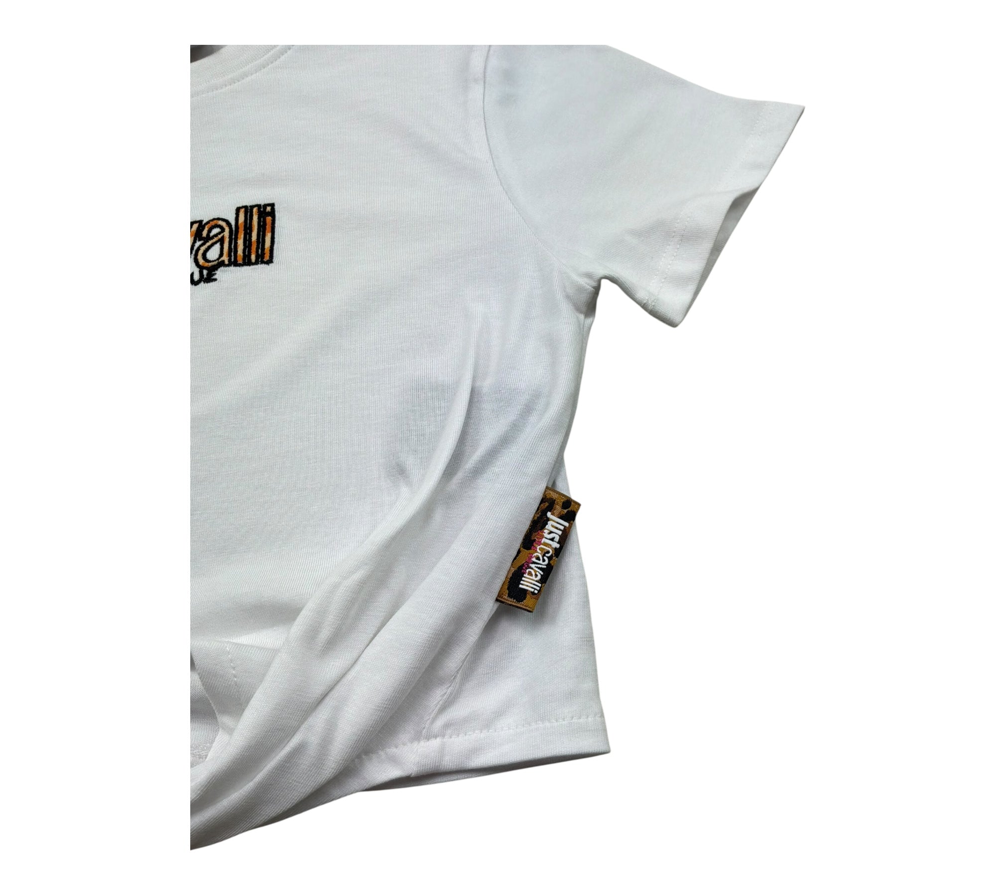 Trussardi T.Shirt Girocollo Tinta Unita con Logo per Bambina JGP26163TS BIANCO TRUSSARDI 