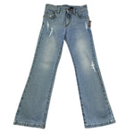 Trussardi Jeans Tinta Unita con Girovita Regolabile per Bambino JGP26196JE AZZURRO TRUSSARDI 
