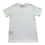 Trussardi T-Shirt Girocollo Tinta Unita con Logo per Bambino TBP26002TS BIANCO TRUSSARDI 