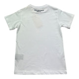 Trussardi T-Shirt Girocollo Tinta Unita con Logo per Bambino TBP26002TS BIANCO TRUSSARDI 