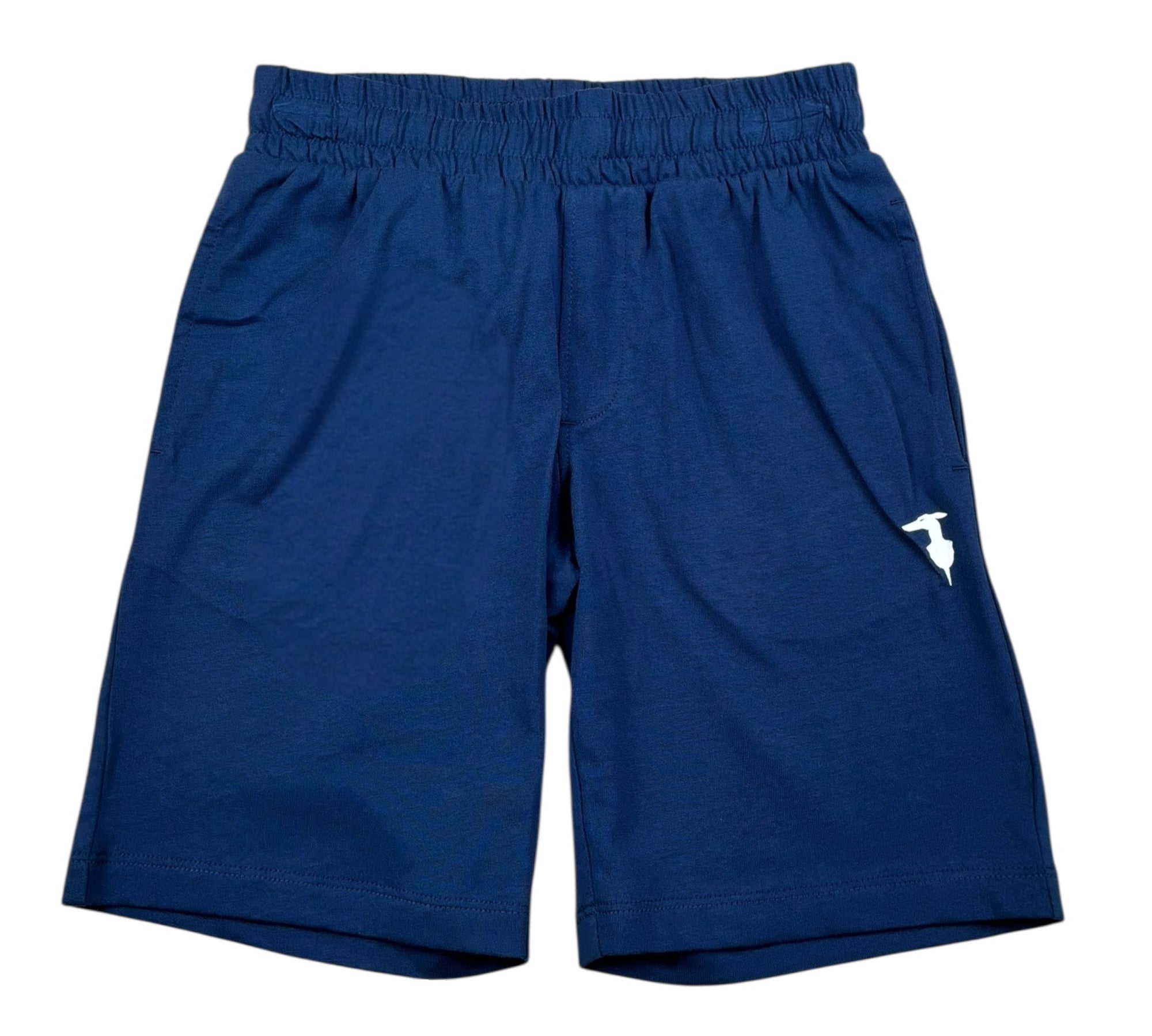 Trussardi Bermuda Tinta Unita con Elastico In Vita per Bambino TBP26008BE BLU TRUSSARDI 
