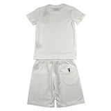 Trussardi Completo 2 Pezzi T-Shirt-Bermuda Tinta Unita per Bambino TBP26010CJ BIANCO TRUSSARDI 