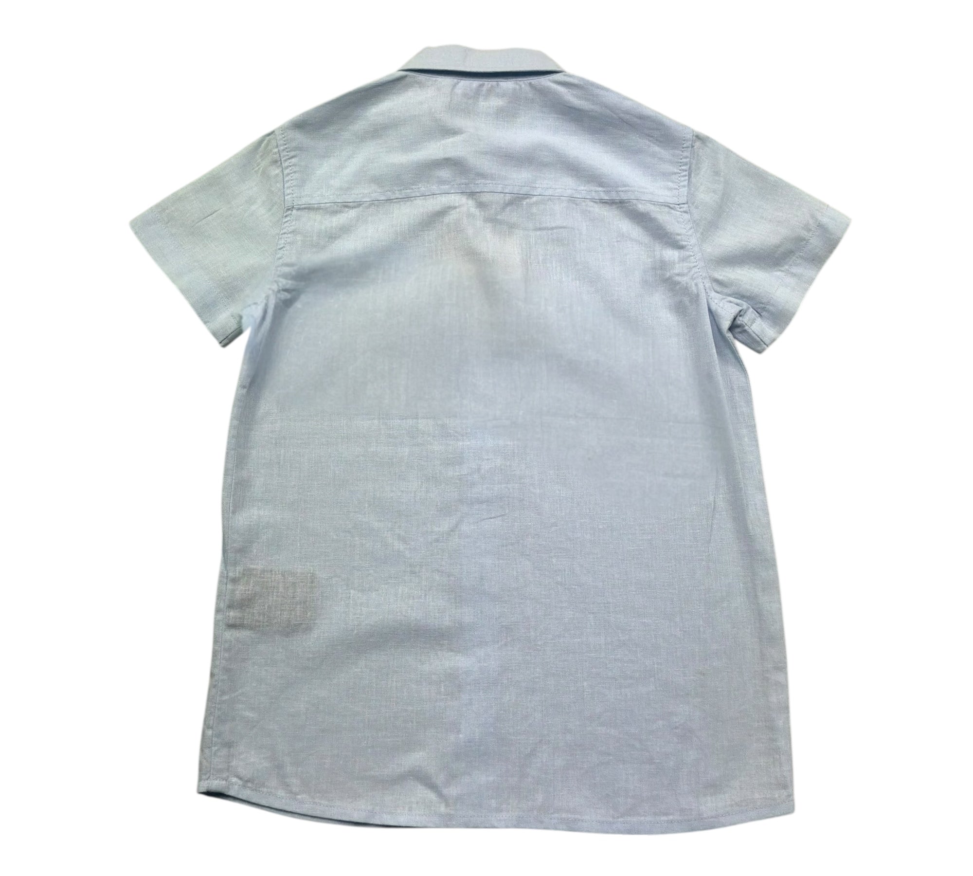 Trussardi Completo 2 Pezzi Camicia-Bermuda Tinta Unita per Bambino TBP26019CL AZZURRO TRUSSARDI 