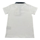 Trussardi Polo Mezza Manica Tinta Unita con Colletto In Contrasto per Bambino TBP26037PO BIANCO TRUSSARDI 