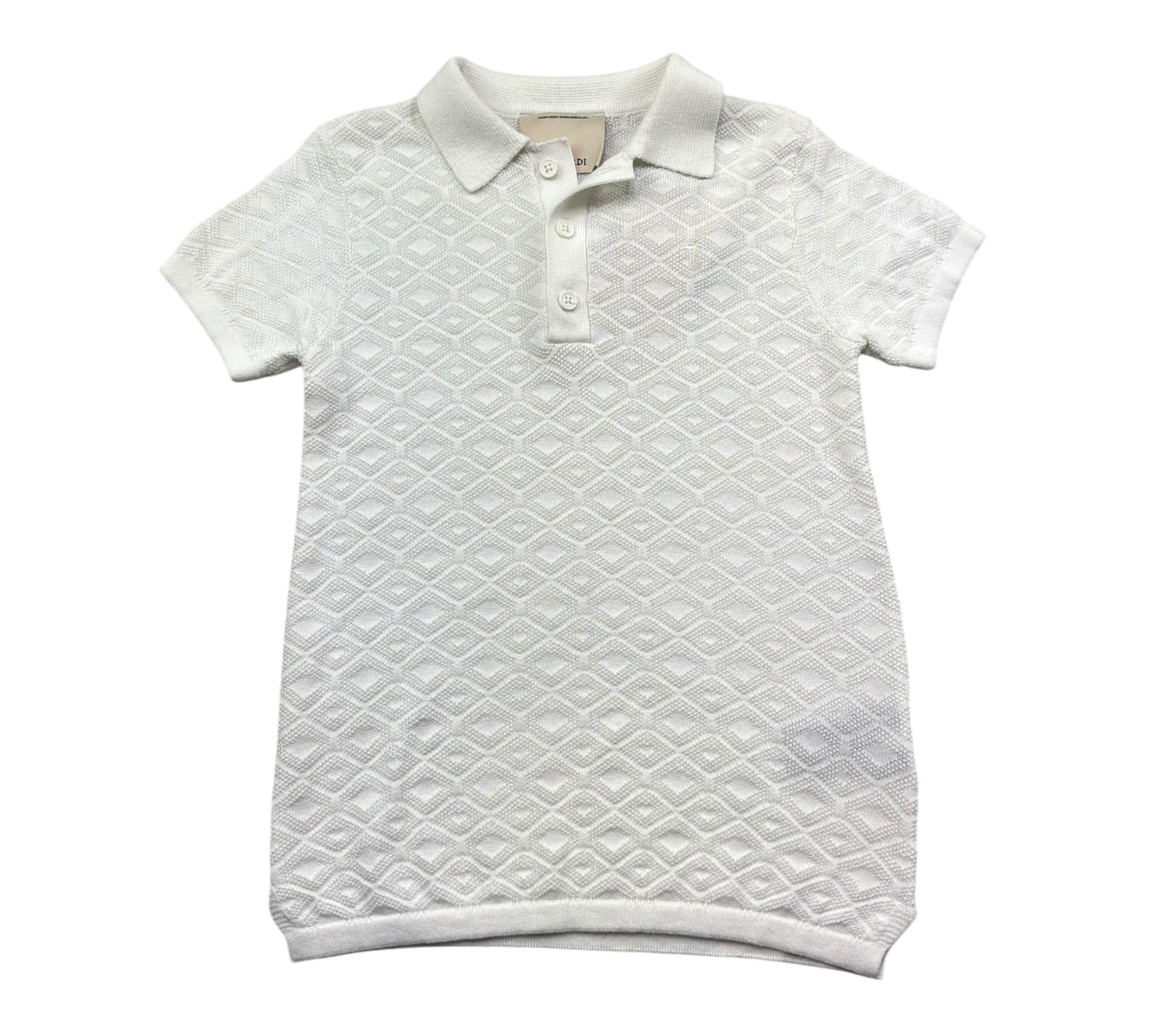 Trussardi Polo Mezza Manica Tinta Unita per Bambino TBP26081PO BIANCO TRUSSARDI 