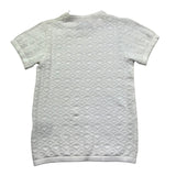 Trussardi T-Shirt Girocollo Tinta Unita  per Bambino TBP26082TS BIANCO TRUSSARDI 