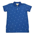 Trussardi Polo Mezza Manica Tinta Unita con Loghi per Bambino TBP26106PO BLU TRUSSARDI 