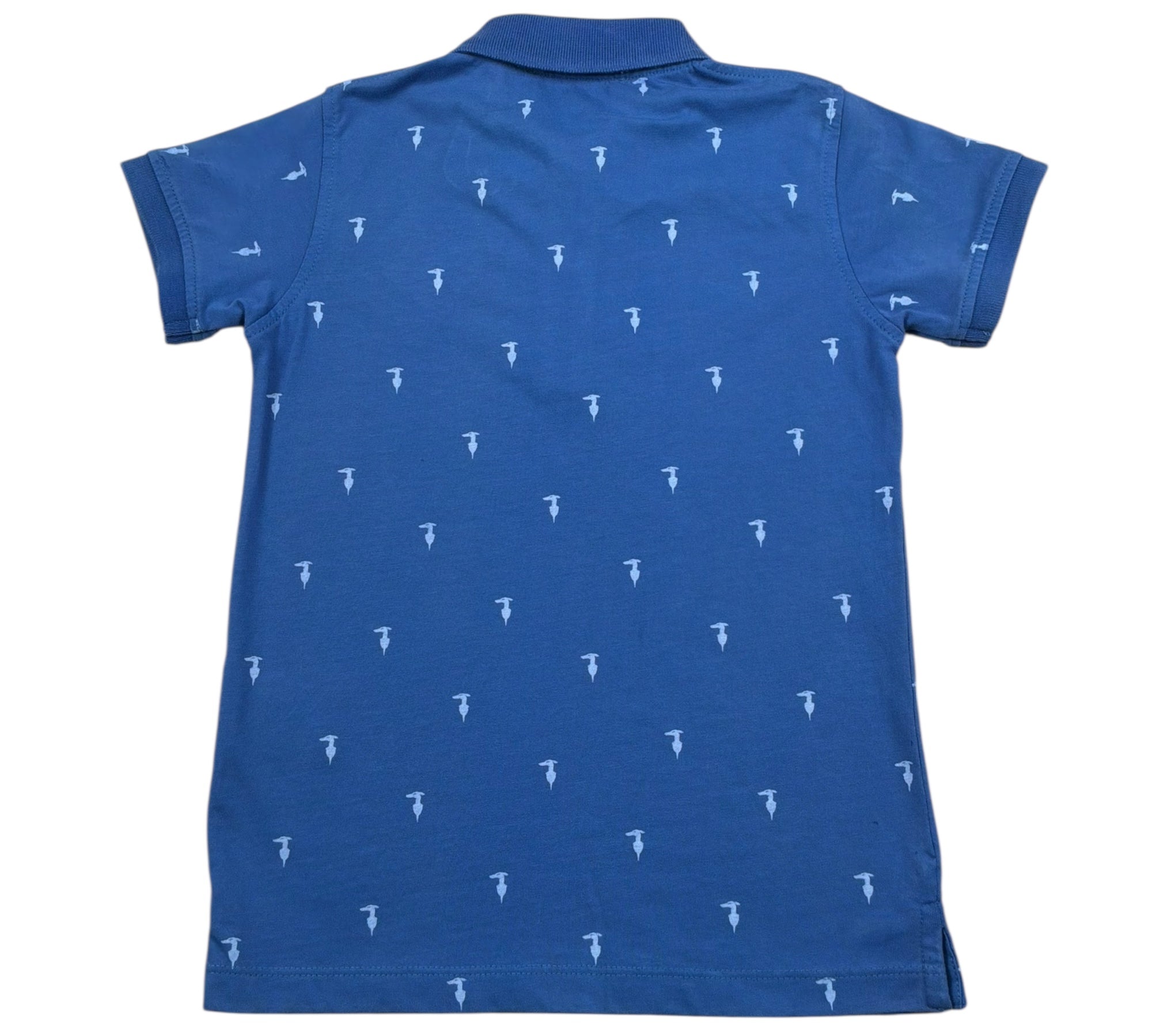 Trussardi Polo Mezza Manica Tinta Unita con Loghi per Bambino TBP26106PO BLU TRUSSARDI 