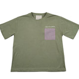 Trussardi T-Shirt Girocollo Tinta Unita con Stampa per Bambino TBP26125TS VERDE TRUSSARDI 