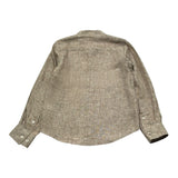 Trussardi Camicia Tinta Unita con Collo Coreano per Bambino TBP26140CA FANGO TRUSSARDI 