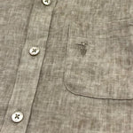 Trussardi Camicia Tinta Unita con Collo Coreano per Bambino TBP26140CA FANGO TRUSSARDI 