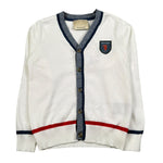 Trussardi Cardigan Tinta Unita con Bottoni E Stampa per Bambino TBP26148CD PANNA TRUSSARDI 