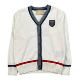 Trussardi Cardigan Tinta Unita con Bottoni E Stampa per Bambino TBP26148CD PANNA TRUSSARDI 