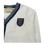 Trussardi Cardigan Tinta Unita con Bottoni E Stampa per Bambino TBP26148CD PANNA TRUSSARDI 