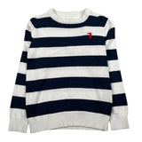Trussardi Maglia Girocollo Fantasia A Righe per Bambino TBP36004MA BIANCO/BLU TRUSSARDI 