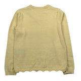 Trussardi Maglia Girocollo Tinta Unita con Logo per Bambina TGP26030MA GIALLO TRUSSARDI 