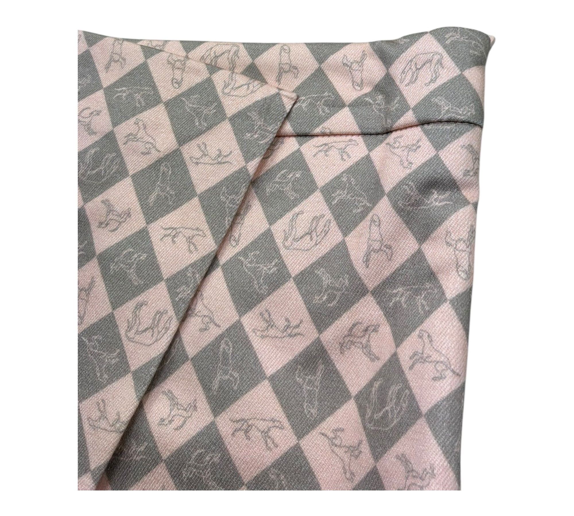 Trussardi Short Fantasia Quadri con Zip per Bambina TGP26057SH ROSA TRUSSARDI 