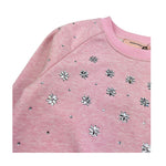 Trussardi Felpa Chiusa Girocollo Tinta Unita con Applicazioni per Bambina TGP26077FE ROSA TRUSSARDI 