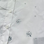 Trussardi Camicia Tinta Unita con Brillantini per Bambina TGP26084CA BIANCO TRUSSARDI 