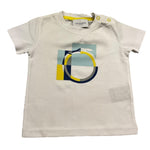 Trussardi T-Shirt Girocollo Tinta Unita con Stampa per Neonato TIP23101TS BIANCO TRUSSARDI 