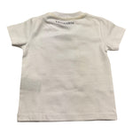 Trussardi T-Shirt Girocollo Tinta Unita con Stampa per Neonato TIP23101TS BIANCO TRUSSARDI 