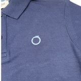 Trussardi Polo Tinta Unita con Logo Mezza Manica per Neonato TIP25014PO BLU TRUSSARDI 