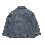 Trussardi Camicia In Denim Tinta Unita con Stampa per Neonato TIP25019GB AZZURRO TRUSSARDI 