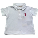 Trussardi Polo Mezza Manica Tinta Unita con Logo per Neonato TIP26002PO BIANCO TRUSSARDI 