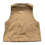Trussardi Gilet Tinta Unita con Logo per Neonato TIP26041GT CAMMELLO TRUSSARDI 