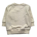 Trussardi Felpa Chiusa Girocollo Tinta Unita con Taschino per Neonato TIP26043FE BEIGE TRUSSARDI 